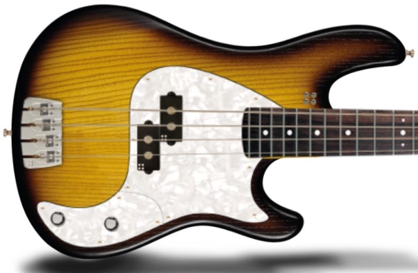 Sandberg California II VS4 (Passiv) Pickguard, Whitepearl